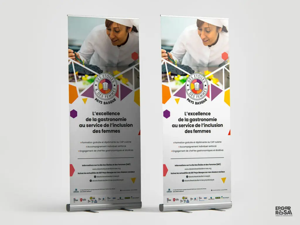 Roll-up Des Etoiles et des Femmes